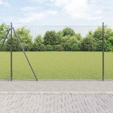Welded Wire Fence with Concrete Base 10 x 1.5 m 3351260