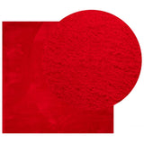 Rug HUARTE Short Pile Soft and Washable Red 200x200 cm 375175