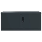 ZNTS File Cabinet Anthracite 90x40x145 cm Steel 3188330