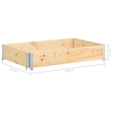 Raised Bed 80x120 cm Solid Pine Wood 3055162