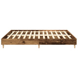 Bed Frame Old Wood Engineered Wood Double Durable Bed Frame 3329028