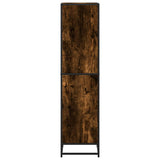 Book Cabinet Smoked Oak 40x35x139 cm Engineered Wood 849126
