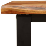 Bench with Live Edge 160 cm Solid Wood Acacia 353295