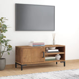 TV Cabinet Brown 90x30x40 cm Solid Pinewood 349915