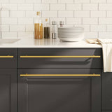 Cabinet Handles 20 pcs Gold 480 mm Stainless Steel 3203602