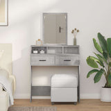 Dressing Table Concrete Grey 79 x 41 x 140 cm Engineered Wood 865139