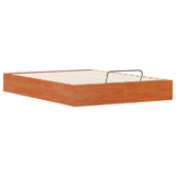 Ottoman Bed Frame with Storage Wax Brown 150 x 200 cm 3418791