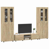 TV Cabinet Set FLORIN 3 pcs Sonoma Oak Engineered Wood 3397996