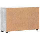 Sideboard with Shelf FLORIN Concrete Grey 88.5 x 30.5 x 55.5 cm 880294