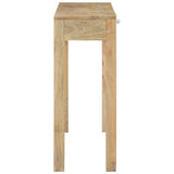 Console Table 110x30x75 cm Solid Bleached Wood Mango 351617