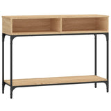 Console Table Sonoma Oak 100x30.5x75 cm Engineered Wood 833389