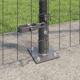 Fence Post Other 52 pcs Silver 3.2 x 3.2 x 88.5 cm Steel 3350252