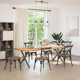 Dining Table Legs X-Shaped 2 pcs Anthracite 90x cm Steel 4012926