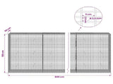 Gabion with 3.5 mm Wire and 5x2.5 cm Mesh 800x50x150 cm 3461890