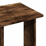 Wardrobe with Wheels Smoked Oak 102x38x110 cm Engineered Wood 848035