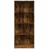 Bookcase Smoked Oak 60x24x143 cm Engineered Wood 857816