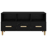 TV Cabinet Black Oak 102 x 36 x 50 cm Engineered Wood 8004201