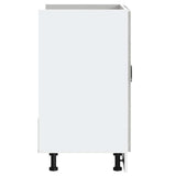 Sink Base Cabinet Kalmar Concrete Grey 80x46x81.5 cm Engineered Wood 853451