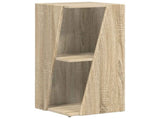 Side Shelf Sonoma Oak 33 x 32 x 70.5 cm Engineered Wood 892409