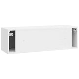 Wall-Mounted TV Cabinet 98 x 31 x 30 cm High Gloss White 899239