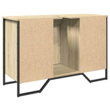 Bathroom Sink Cabinet Sonoma Oak 91x35x60 cm Engineered Wood 848660
