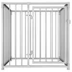 ZNTS Outdoor Dog Kennel 100x100x100 cm 144487
