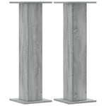Plant Stands 2 pcs Grey Sonoma 30x30x95 cm Engineered Wood 3307878