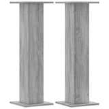 Plant Stands 2 pcs Grey Sonoma 30x30x95 cm Engineered Wood 3307878