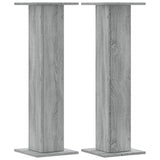Plant Stands 2 pcs Grey Sonoma 30x30x95 cm Engineered Wood 3307878