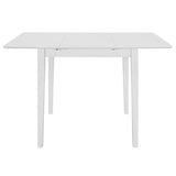 247626 Extendable Dining Table White x80x74 cm MDF
