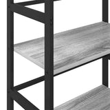 Bookshelf Grey Sonoma 60 x 29.5 x 81 cm Engineered Wood 883919