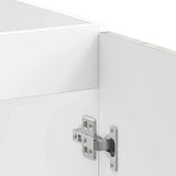 Sink Base Cabinet "Porto" Grey Sonoma 80x46x81.5 cm Engineered Wood 853933