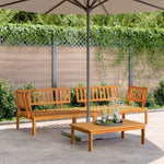 Garden Pallet Corner Sofas 2 pcs Solid Wood Acacia 3209432