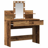 Dressing Table Old Wood 100 x 40 x 130 cm Engineered Wood 868850