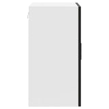 Kitchen Wall Cabinet Porto Black Engineered Wood 854058