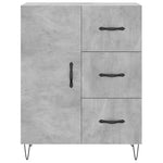 Highboard Concrete Grey 69.5x34x180 cm Engineered Wood 3199845