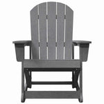 Adirondack Rocking Chairs 2 pcs Light grey HDPE 3335837