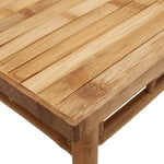 ZNTS Coffee Table 45x45x35 cm Bamboo 366467