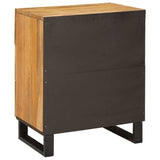 Bedside Cabinet Natural 50 x 33 x 62 cm Solid Mango Wood 4018053