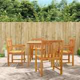 5 Piece Garden Dining Set Solid Wood Acacia 3206276
