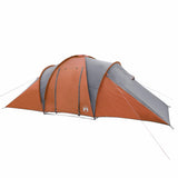 Family Tent Dome 6-Person Grey and Orange Waterproof 94345