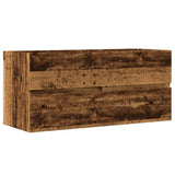 Sink Cabinet Old Wood 100x38.5x45 cm Engineered Wood 856252