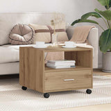 Coffee Table Artisan Oak 55 x 55 x 45cm Engineered Wood 880469