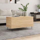 Coffee Table Sonoma Oak 90x44.5x45 cm Engineered Wood 830975