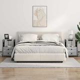 Bedside Cabinet Grey Sonoma 40 x 31 x 60 cm Engineered Wood 859566