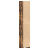 Bathroom Cabinet Smoked Oak 30x30x183.5 cm Engineered Wood 815519