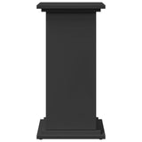 Display Stand with Storage Black 31x30x60 cm Engineered Wood 854617