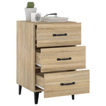 ZNTS Bedside Cabinet Sonoma Oak 40x40x66 cm Engineered Wood 812090