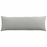 Sofa Pillows 2 pcs Light Grey 120 x 40 cm Fabric 42013812