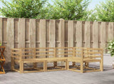 Outdoor Sofa Set 4 pcs White 185.5 x 126.5 x 73 cm 3387543